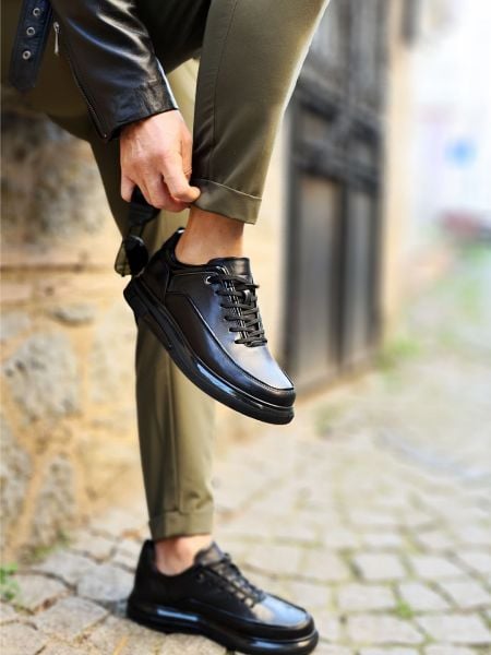 İBAY 2220 OLD AIR BLACK BLACK Patent Leather - 39