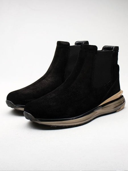 BLACK SUE WARM AIR BLACK SUEDE - 44