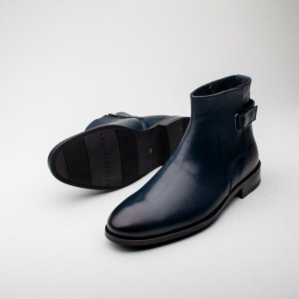 İBAY 7001 WELL LACİVERT ERKEK DERİ GÜNLÜK AYAKKABI LACİVERT CİLT - 44