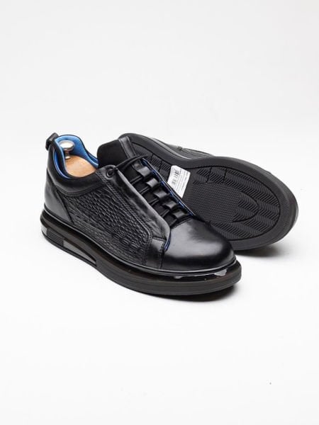 İBAY 1857 GENIUS COMFORTABLE MEN'S STYLE SHOES BLACK CROCO - 44