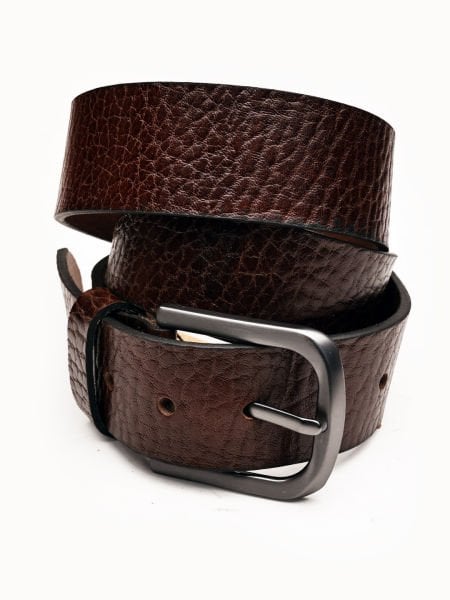 COFFEE LION BELT 04 HAKİKİ DERİ KOT KEMERİ 04 KAHVE - 140CM