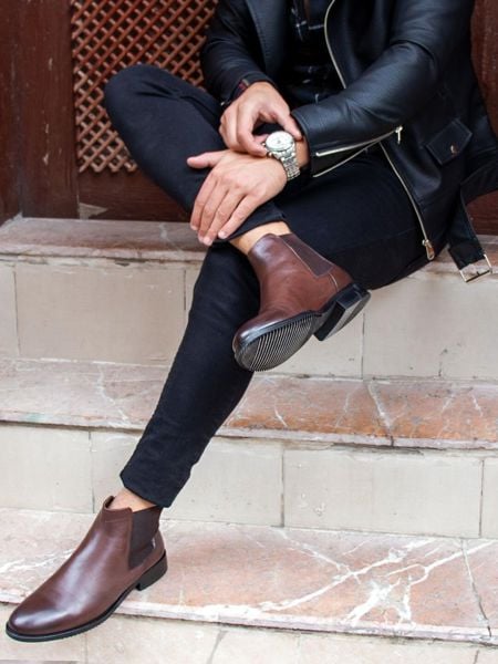 COFEE CHELSEA HAKİKİ DERİ ŞIK BOT KAHVE - 42