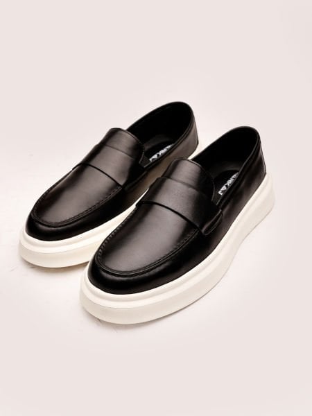 BLACK HALCON VERY COMFORTABLE VERY LIGHT MEN'S CASUAL SHOES