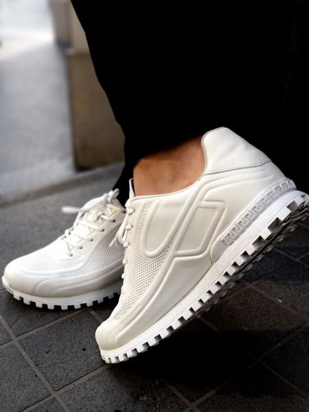 İBAY 1930 REBEL COMFORTABLE MEN'S WHITE LEATHER DAILY SHOES