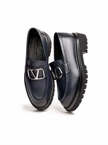 NAVY BLUE RALLY HAKİKİ DERİ ERKEK LACİVERT GÜNLÜK AYAKKABI LACİVERT - 42