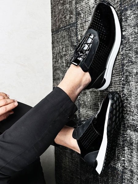 BLACK PATENT LEATHER TAG-X SİYAH ERKEK DERİ GÜNLÜK AYAKKABI