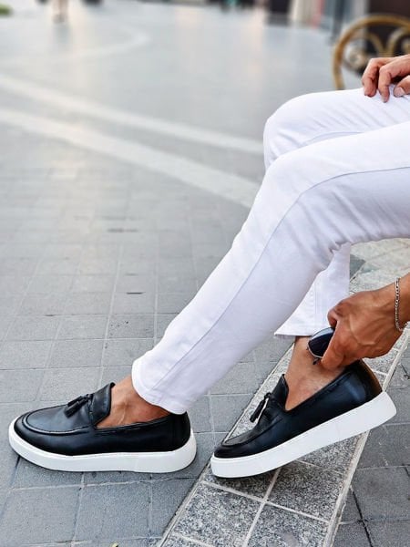 İBAY 224 CUTE BLACK MEN'S STYLE SHOES